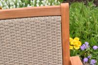 MX Gartensessel Castilla Stapelsessel FSC® Akazienholz Kunststoffgeflecht